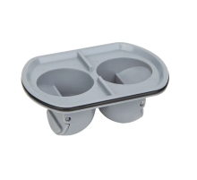 Затвор комбінований Koer FDS-03 для душового трапу з поворотною основою (AC0722)