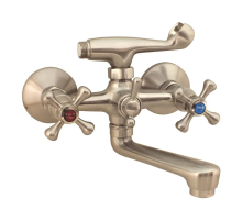 Змішувач для ванної кімнати Europroduct Smes 142 нерж (EP0021)