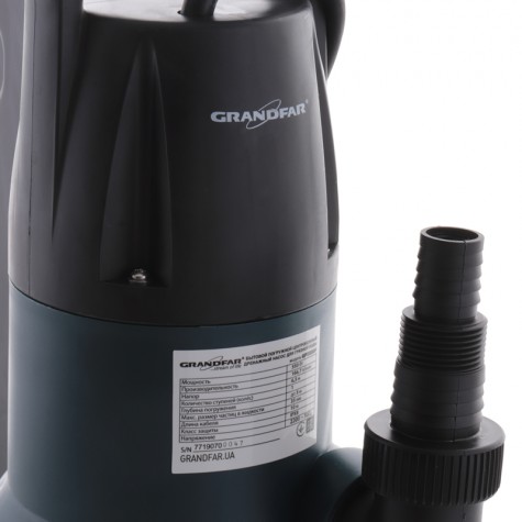 Дренажный насос для грязной воды (с электр. выключ.) Grandfar GPE550F (GF1088) Дренажный насос для грязной воды (с электр. выключ.) Grandfar GPE550F (GF1088)