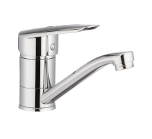 Змішувач для умивальника Haiba Disk 004 (вилив 15 см) (HB0053)