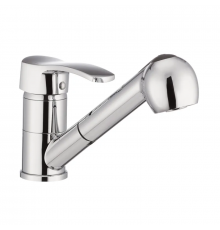 Змішувач для кухні Haiba Focus 014 з висувною лійкою (HB0129)