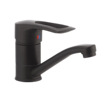 Змішувач для умивальника Haiba Hansberg 004 (вилив 15 см) чорний (HB0185)