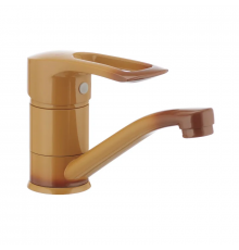 Змішувач для умивальника Haiba HANSBERG 004 (вилив 15 см) коричневий (HB0186)