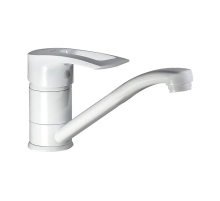 Змішувач для умивальника Haiba Hansberg 004 (вилив 15 см) білий (HB0189)