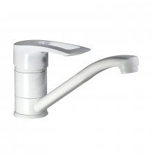 Змішувач для умивальника Haiba Hansberg 004 (вилив 15 см) білий (HB0189)