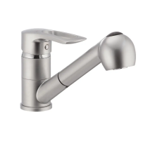 Змішувач для кухні Haiba Hansberg 014 матовий з висувною лійкою (HB0207)