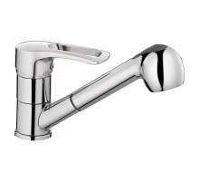 Смеситель для кухни Haiba Hansberg 014 c выдвижной воронкой (HB0208)