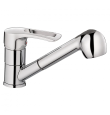 Змішувач для кухні Haiba Hansberg 014 c висувною лійкою (HB0208)