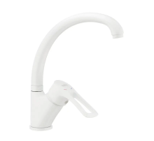 Змішувач для кухні Haiba Hansberg 777 білий (HB0221)