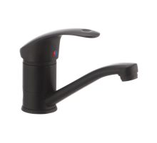 Змішувач для умивальника Haiba Mars 004 (вилив 15 см) чорний (HB0249)