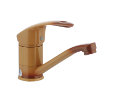 Змішувач для умивальника Haiba Mars 004 (вилив 15 см) коричневий (HB0250)