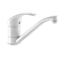 Змішувач для умивальника Haiba Mars 004 (вилив 15 см) білий (HB0253)