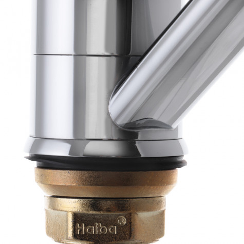 Смеситель для умывальника Haiba MARS 555 (вылив 15 см) (HB0269)