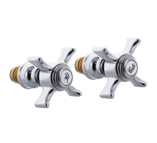 Ручки з кран буксами (пара) Haiba Zeus (кераміка) (HB0578)