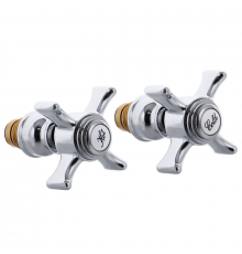 Ручки з кран буксами (пара) Haiba Zeus (кераміка) (HB0578)