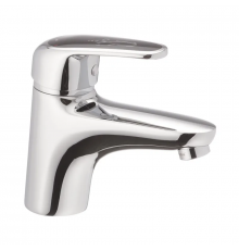 Смеситель для умывальника Haiba Magic 001 с черной ручкой (HB0661)