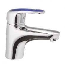 Змішувач для умивальника Haiba Magic 001 з синьою ручкою (HB0662)