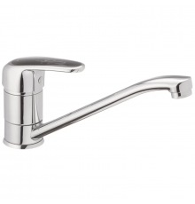 Змішувач для кухні Haiba Magic 004 з чорною ручкою (HB0687)