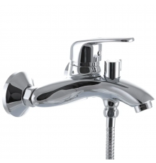 Змішувач для ванни Haiba Magic 009 з чорною ручкою (HB0696)