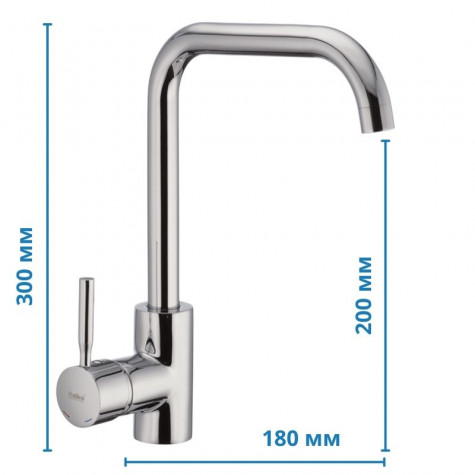 Змішувач для кухні Haiba Hans 011 (HB0785)