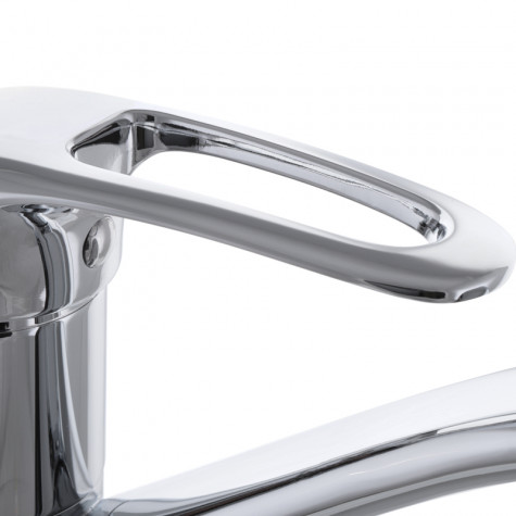 Змішувач для умивальника Haiba Cosmos 555 (15 см) (HB0794)