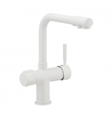 Змішувач для кухні Haiba Hans 021 з вих. для питної води (білий) (HB0842)