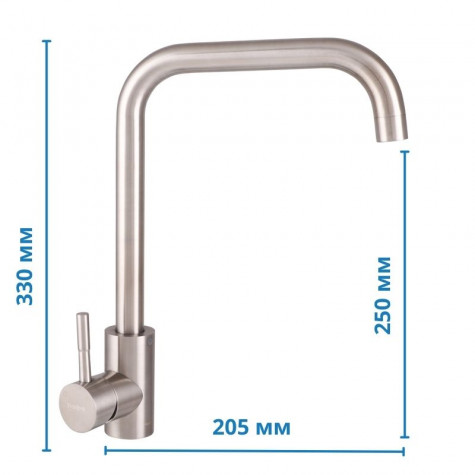 Змішувач для кухні Haiba SUS 011 (HB3895)