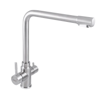 Змішувач для кухні Haiba SUS 021 з виходом для питної води (HB3908)