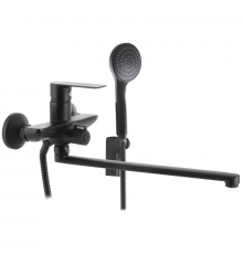 Змішувач для ванни Haiba Alex 006 Euro Чорний (HB3925)