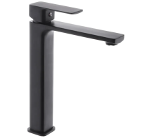 Змішувач для умивальника Haiba Kubus 001 Чорний (HB3929)