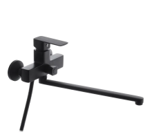 Змішувач для ванни Haiba Kubus 006 Чорний (HB3931)