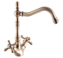 Змішувач для кухні Haiba Dominox 777 Бронзовий (HB3936)