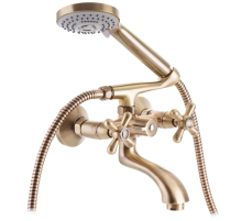 Змішувач для ванни Haiba Dominox 142 Euro Бронзовий (HB3938)