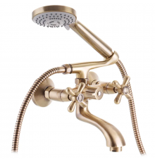 Змішувач для ванни Haiba Dominox 142 Euro Бронзовий (HB3938)