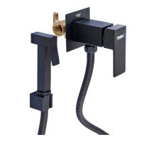 Смеситель для гигиенического душа Haiba Kubus 002 (Inner) Black (HB3952)