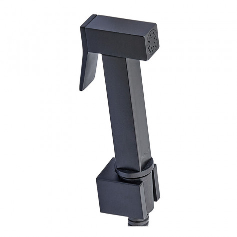 Змішувач для гігієнічного душу Haiba Kubus 002 (Inner) Black (HB3952)