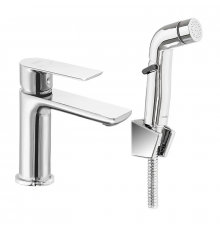 Змішувач для умивальника Haiba ALEX 001 (SH) із виходом для гігієн. лійки (HB3977)