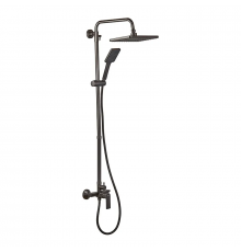 Душова колона із змішувачем та подовжувачем у комплекті Haiba Alex 003-J Graphite (HB3996)