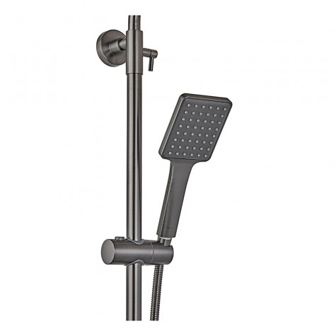 Душова колона із змішувачем та подовжувачем у комплекті Haiba Alex 003-J Graphite (HB3996)