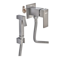 Змішувач для біде Haiba Kubus 002 (Inner) Graphite (HB4003)