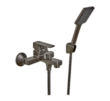 Змішувач для ванної кімнати Haiba Kubus 009 Euro Graphite (HB4007)