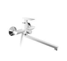 Смеситель для ванны HAIBA ALEX 006 EURO WHITE-CHROME (HB9567)