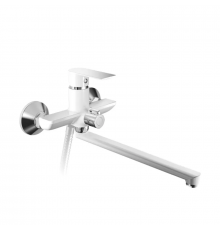 Змішувач для ванни HAIBA ALEX 006 EURO WHITE-CHROME (HB9567)