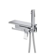 Змішувач для гігієнічного душу Haiba Bolero 069 з тримачем для туалетного паперу (HB9580)