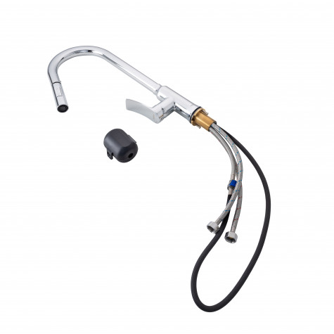 Смеситель для кухни Haiba Bolero 014 с выдвижной воронкой (HB9591)