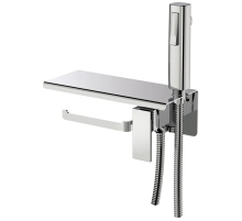 Змішувач для гігієнічного душу Haiba GAUDI 069 з тримачем для туалетного паперу (HB9596)