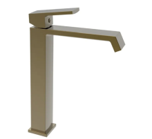 Смеситель для умывальника Haiba GAUDI 001 (HIGH) BRUSHED GOLD (HB9597)