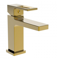 Змішувач для умивальника Haiba KANT 001 BRUSHED GOLD (HB9605)