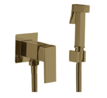 Смеситель для гигиенического душа Haiba KUBUS 002 (INNER) BRUSHED GOLD (HB9625)