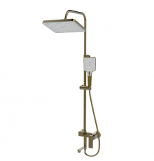Душова колона зі змішувачем Haiba KUBUS 009-J BRUSHED GOLD (HB9627)